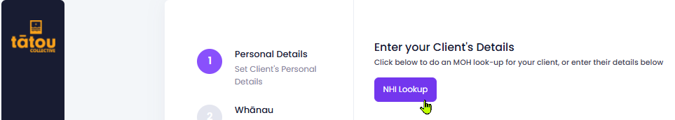 Add a new client