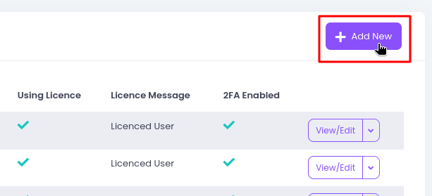 Adding users